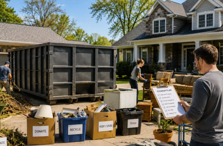 Managing Organic Debris During Large Property Cleanup Projects